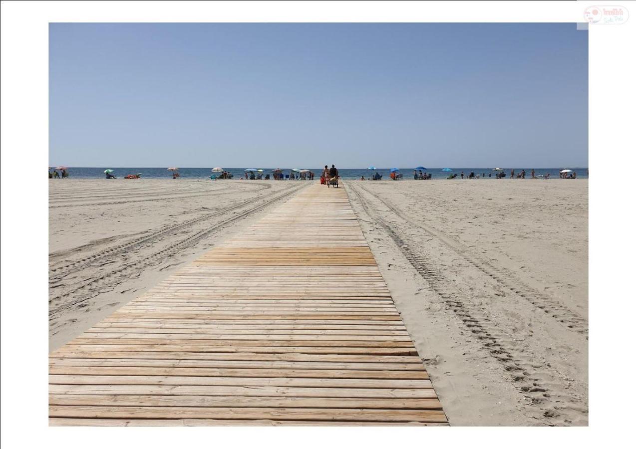 Apartamento Santa Pola, En Playa Del Tamarit Con Piscina. المظهر الخارجي الصورة