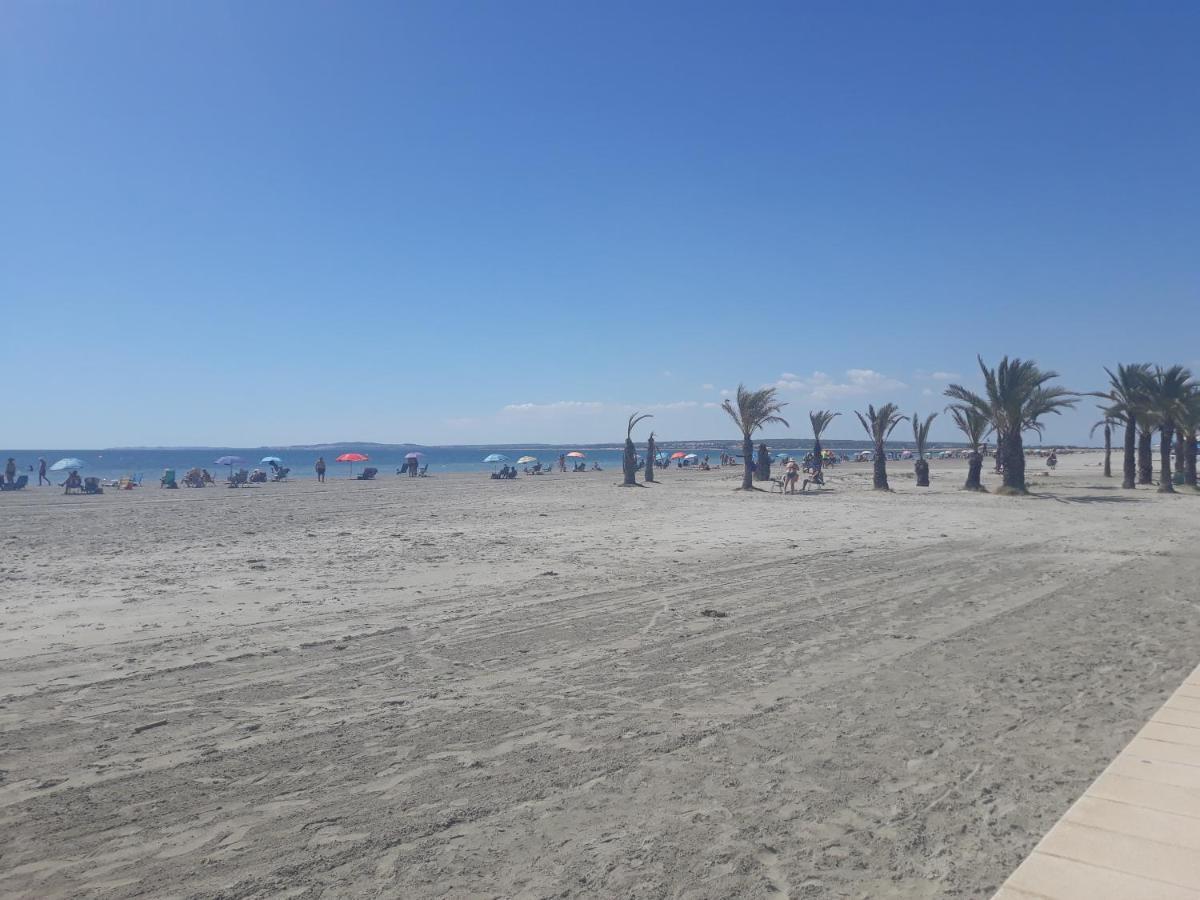 Apartamento Santa Pola, En Playa Del Tamarit Con Piscina. المظهر الخارجي الصورة