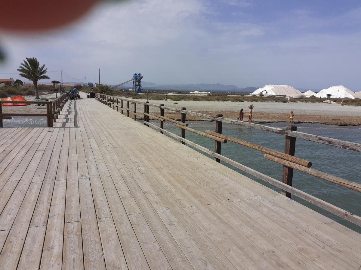 Apartamento Santa Pola, En Playa Del Tamarit Con Piscina. المظهر الخارجي الصورة