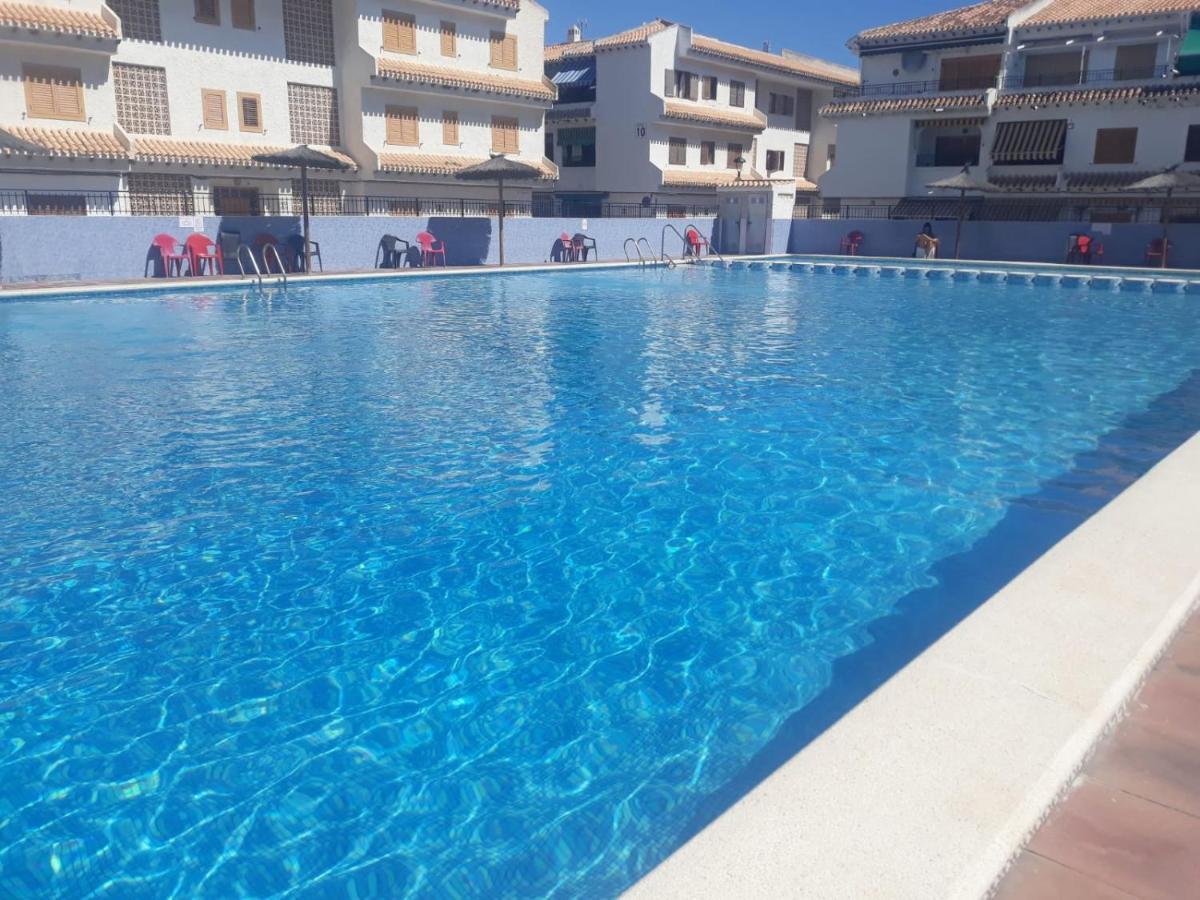 Apartamento Santa Pola, En Playa Del Tamarit Con Piscina. المظهر الخارجي الصورة