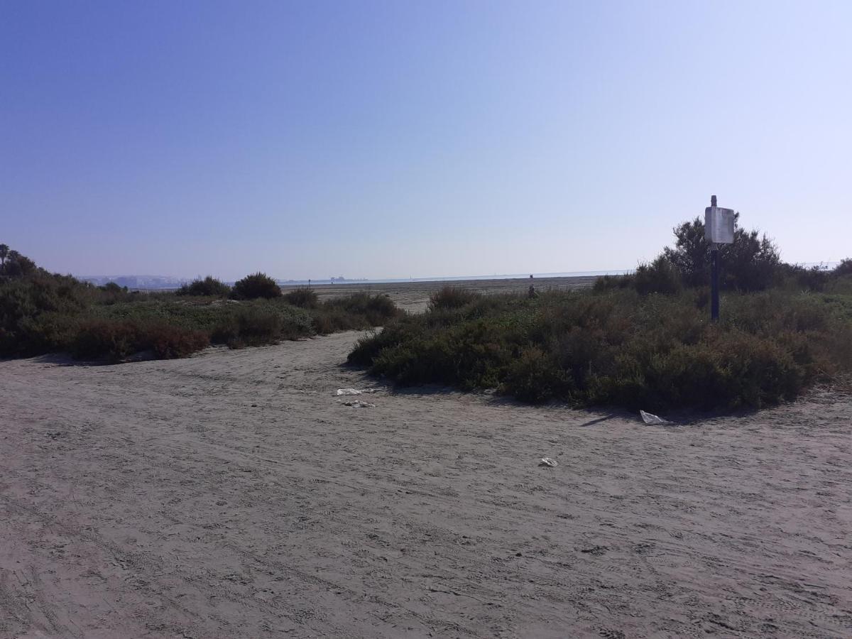 Apartamento Santa Pola, En Playa Del Tamarit Con Piscina. المظهر الخارجي الصورة