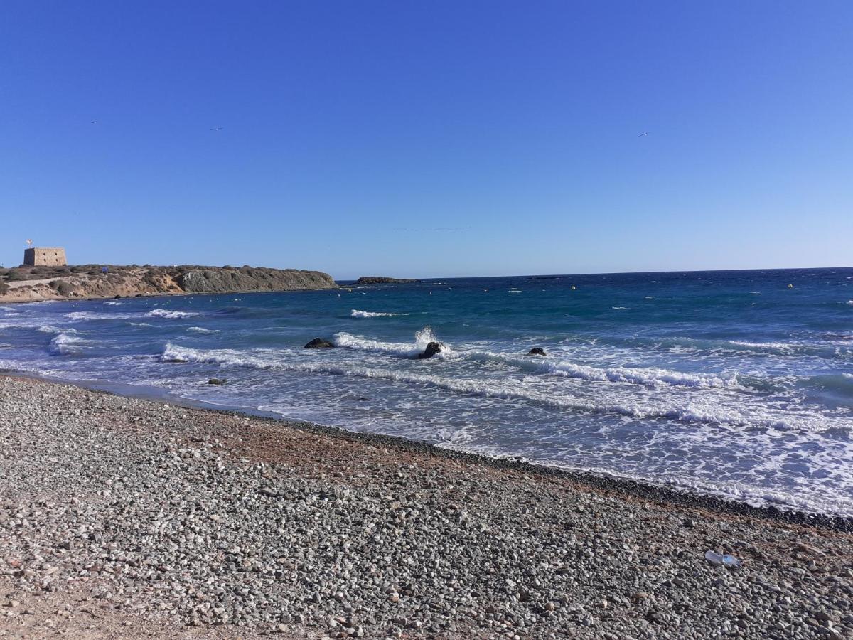 Apartamento Santa Pola, En Playa Del Tamarit Con Piscina. المظهر الخارجي الصورة