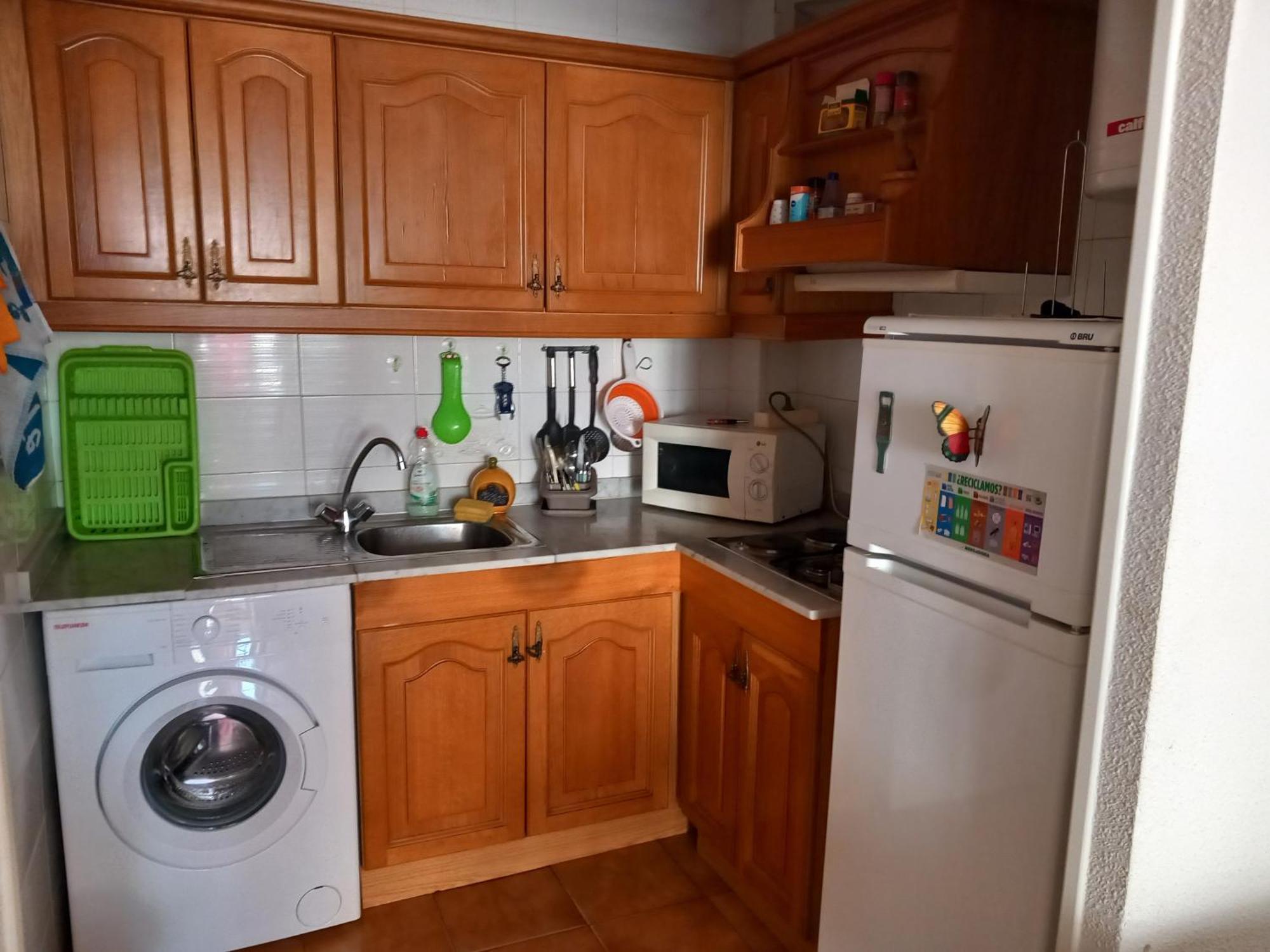 Apartamento Santa Pola, En Playa Del Tamarit Con Piscina. المظهر الخارجي الصورة